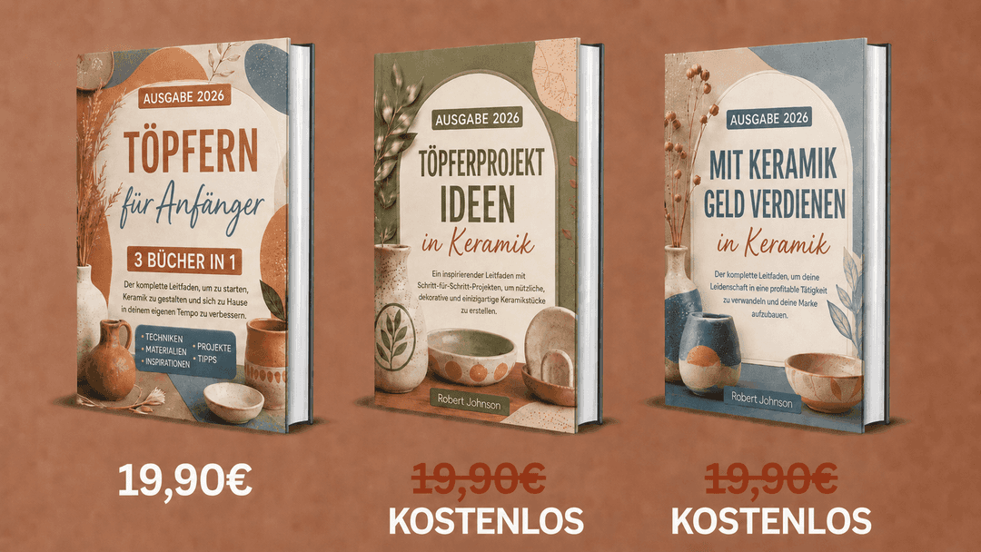 Töpfern leicht gemacht – Die 3 Bücher im Paket